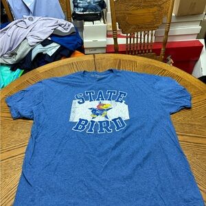 The Victory KU Jayhawks State Bird Blue Graphic T-Shirt